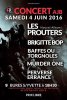 Tract (recto) du concert des Prouters du 4/06/2016