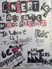 Tract (recto) du concert des Prouters du 15/03/2025